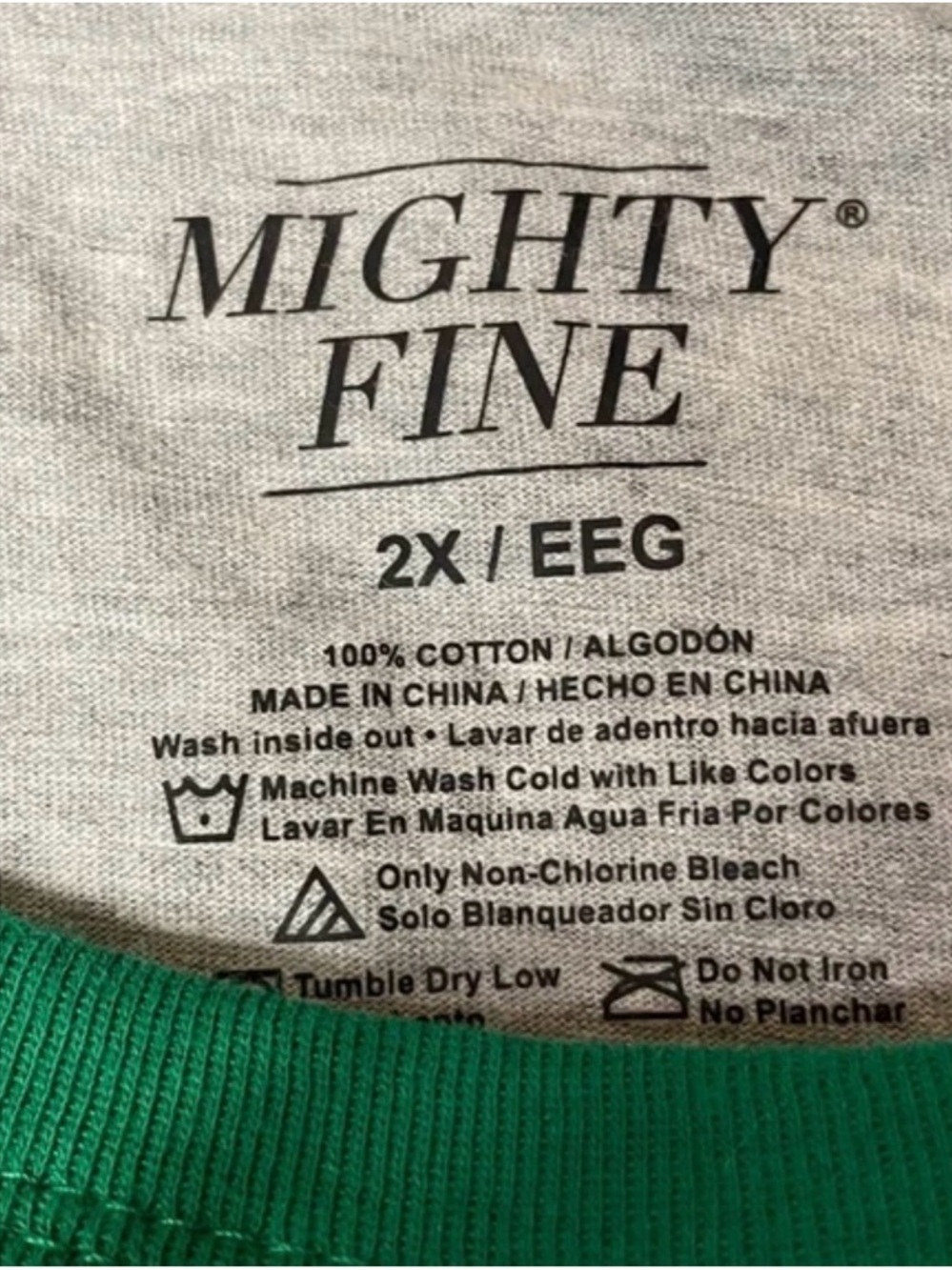 Mighty Fine gray graphic tee size XXL NWT “Beverly Hills Social Club” - Picture 3 of 3